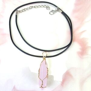 Natural Stone Pendant Necklace